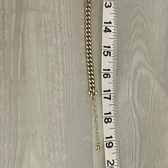 Expresss Gold Tone Bib Choker - Picture 2 of 6